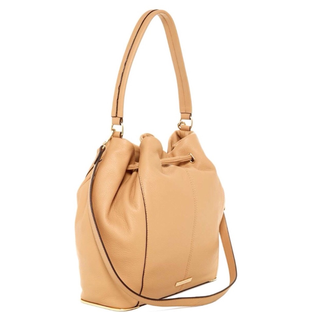 {Vince Camuto} Knox Drawstring Leather Hobo - Picture 2 of 8